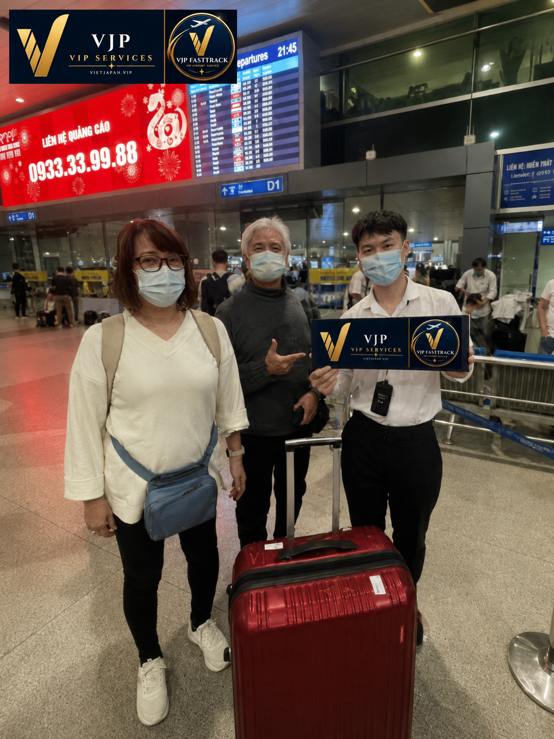 Departure Fasttrack support at Tan Son Nhat Airport with check-in guidance and airport assistance