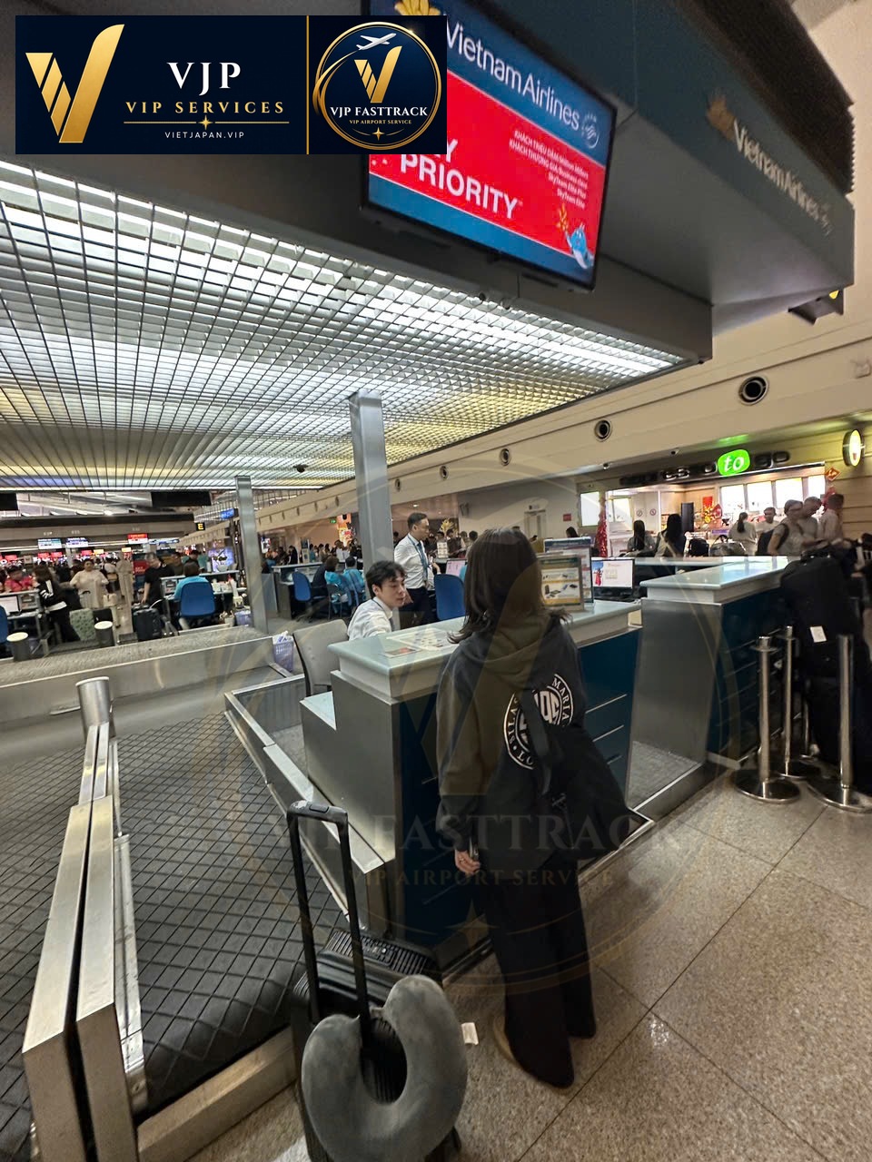 Seamless VIP airport arrival experience at Tan Son Nhat Ho Chi Minh City.